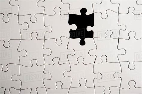 Jigsaw Puzzle With Missing Piece Stock Photo Dissolve