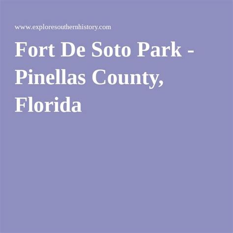 Fort De Soto Park Pinellas County Florida Pinellas County American War Fort Florida