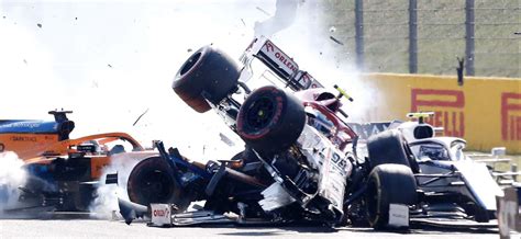 2020 Tuscan Grand Prix Massive Crash Antonio Giovinazzi Carlos