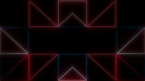 Neon Red Pattern Vj Loop Fullhd Visuals