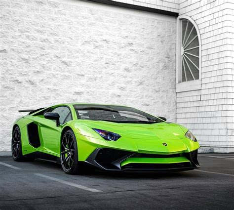 Supercarvibe™ On Instagram “• Lime Green Lamborghini Aventador Sv