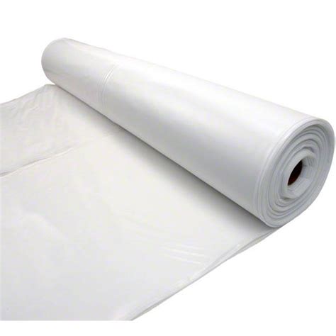 White Plastic Sheeting 4 Mil 6 Mil 10 Mil White Plastic Sheeting Roll