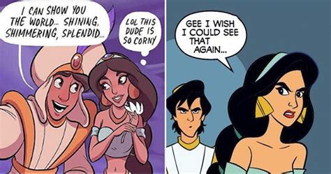 Disney 21 Hilarious Aladdin Character Comics That Are Extra Sweet