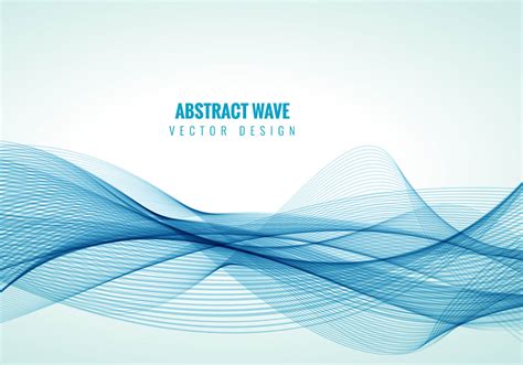Blue Line Wave Background Vector 97301 Art Vectoriel Chez Vecteezy