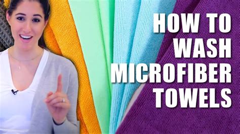 How To Wash Microfiber Towels Youtube Microfiber Towel Cleaning Clean Microfiber Microfiber