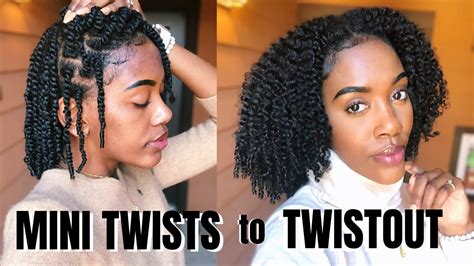 Mini Twists To Twistout The Take Down Natural Hair Mini Twists