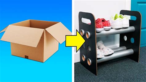 59 Useful Cardboard Boxes Crafts Youtube