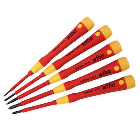 Insulated Precision Slotted And Phillips Screwdriver Set With Pico Soft