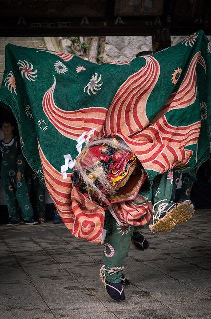 Shishimai Japanese Art Japanese Festival Lion Dance