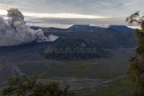 Mount Bromo Volcano Eruption Stock Photo Image Of Hike Expedition