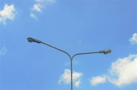 Street Lighting Poles Stock Photo Image Of Modern Iron 30613922