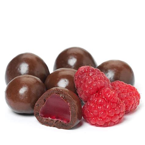 Raspberries Dark Chocolate 1kg Bag