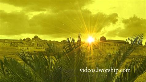 Palm Sunday Jerusalem Seamless Motion Background Youtube
