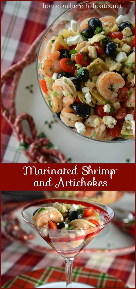 Cook 1 1/2 minutes on each side or until done. The Life of the Party: Marinated Shrimp and Artichokes ...