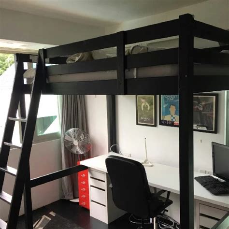 Wobblyyzheng29this bed was relatively easy to put up if you'd have done many build it yourself ikea items. IKEA STORA LOFT BED, Furniture, Beds & Mattresses on Carousell