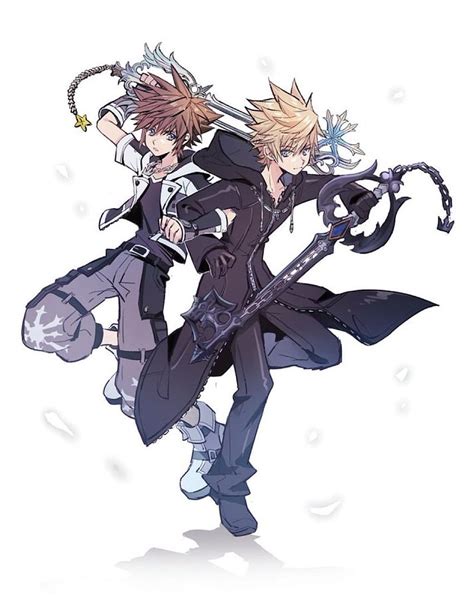 Sora And Roxas Kingdom Hearts Kingdom Hearts Roxas Kingdom Hearts