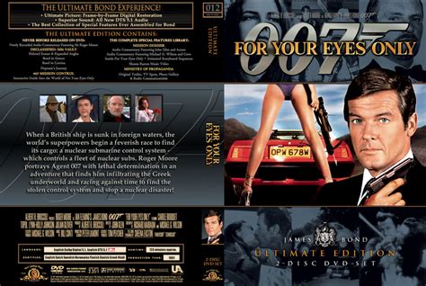 For Your Eyes Only Dvd Cover