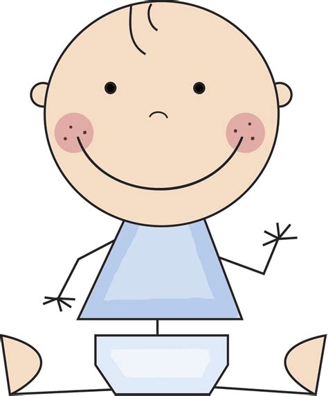 Baby Clip Art Drawing For Kids Doodle Baby