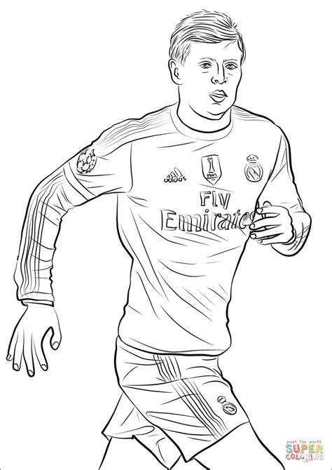 Toni Kroos Coloring Page Free Printable Coloring Pages