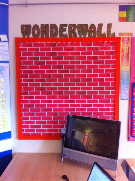 Wonderwall For Displaying Childrens Amazing Work Classroom
