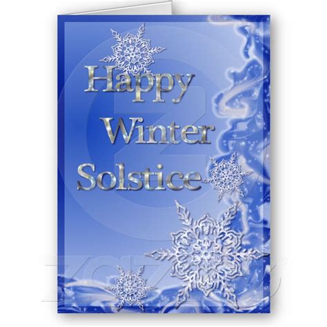 Happy Winter Solstice Holiday Card Happy Winter Solstice