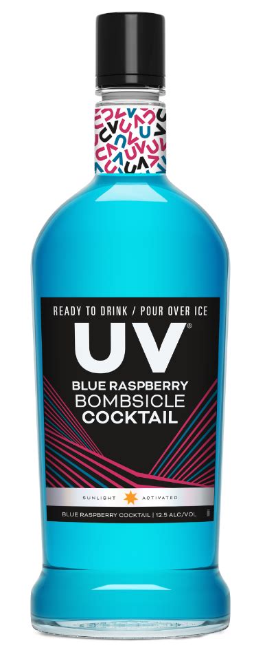 Uv Blue Raspberry Bombsicle Uv Vodka
