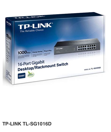Switch Tp Link Tl Sg1016d 16 Ports 101001000base T Soumari
