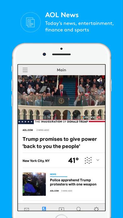 Aol News Email Weather Video Iphone App Store Apps
