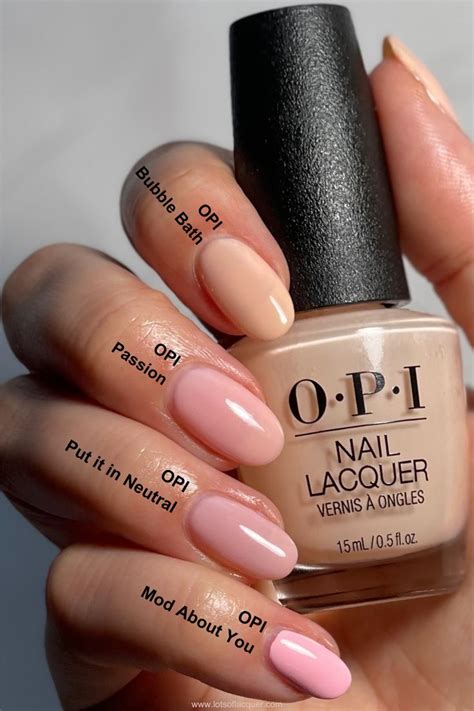 Opi Bubble Bath Comparisons Opi Gel Nails Pink Nails Opi Opi Nail