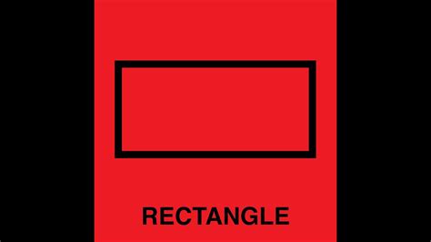 Rectangle Song Learn Rectangles For Kids Classic Video Youtube