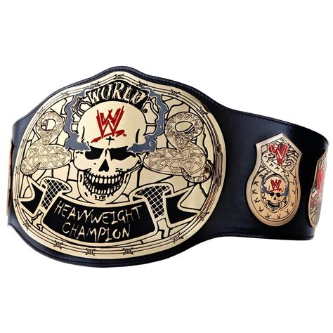 Wwe Authentic Wear Stone Cold Smoking Skull Championship Replica Title