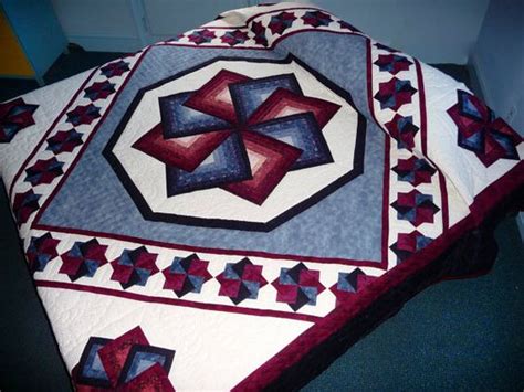 Maybe you would like to learn more about one of these? Amish Star Spin Pattern Quilt also called by ...