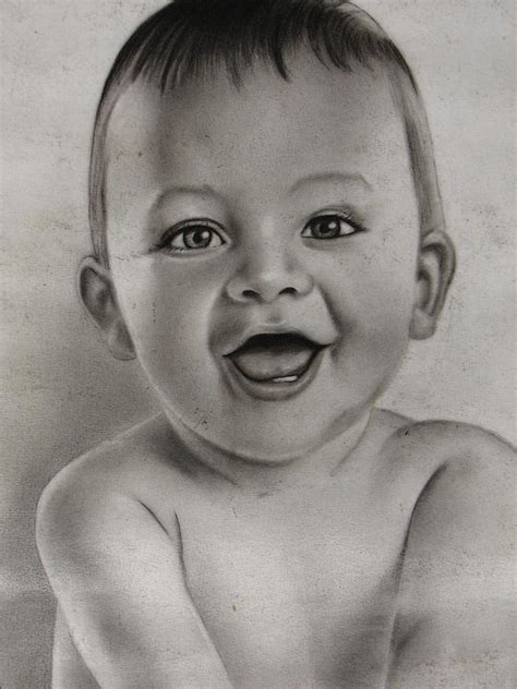 Pencil Drawing Of Baby Boy Pencil Sketch Portraits Hot Sex Picture