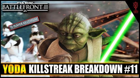 How I Dominate With Yoda Killstreak Breakdown 11 Star Wars Battlefront 2 Tips Youtube