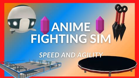 All Speed And Agility Training Areas In Anime Fighting Simulator