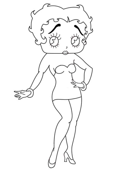 Betty Boop 26035 Cartoons Printable Coloring Pages