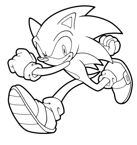 Desenho De Sonic The Hedgehog Para Colorir Tudodesenhos Pdmrea