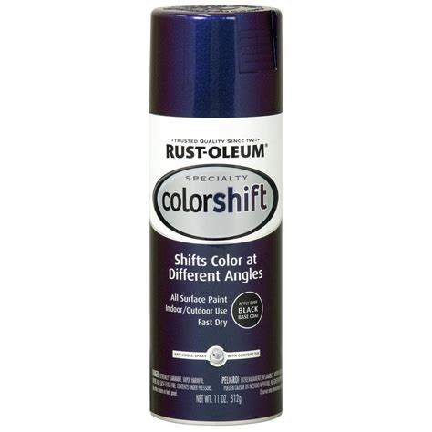 Rust Oleum Specialty 11 Oz Galaxy Blue Color Shift Spray Paint 6 Pack