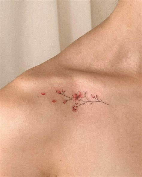 101 Best Flower Collarbone Tattoo Ideas That Will Blow Your Mind