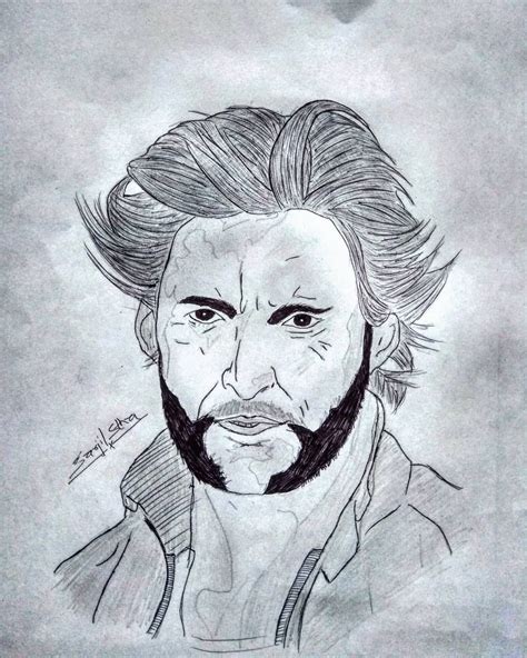 Wolverine Logan Stencil Art Logan Wolverine Art