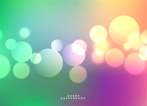 Colorful Abstract Bokeh Lights Background Descargue Gráficos Y