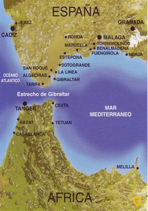 Gibraltar gibraltar, the cornerstone of taseko's growth strategy. The World in Postcards - Sabine's Blog: Map of the Strait of Gibraltar