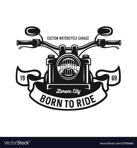 Vintage Motorcycle T Shirt Graphics Royalty Free Vector