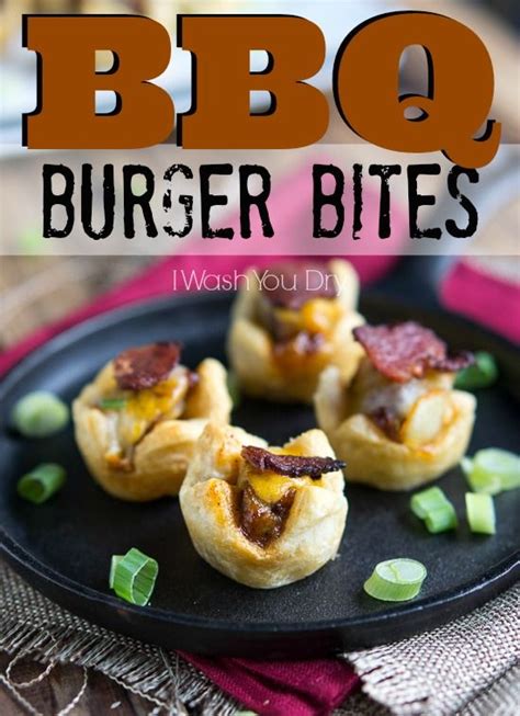 Mini Bbq Burget Bites Recipe Burger Bites Food Recipes