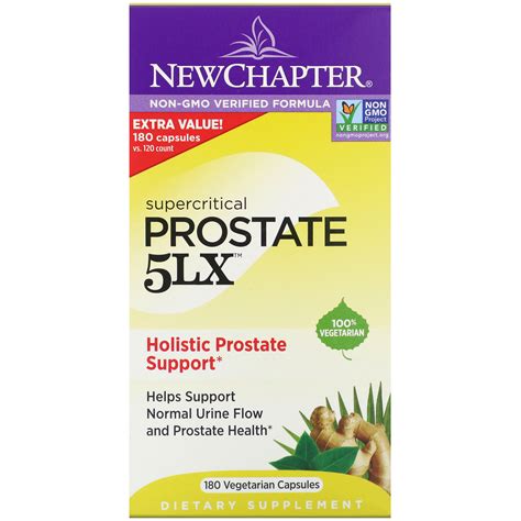 New Chapter Prostate LX Holistic Prostate Support Vegetarian Capsules IHerb
