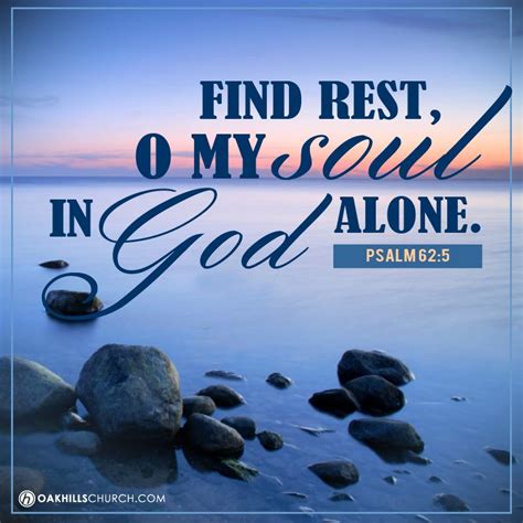Find Rest O My Soul In God Alone Quote Verse Scripture O My Soul