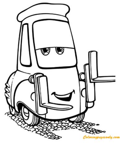 After you're done with jackson, let your creativity shine with more coloring pages featuring lightning mcqueen, sally, mater, and the rest of the disney•pixar cars 3 crew. The Guido Coloring Page - Free Coloring Pages Online