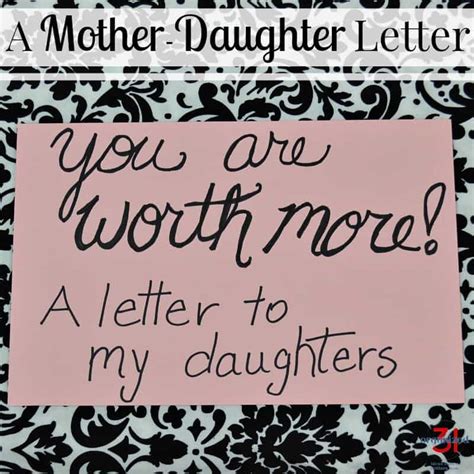 A Mother Daughter Letter For My College Aged Daughters Organized 31