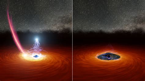 In A First Astronomers Watch A Black Holes Corona Disappear Then