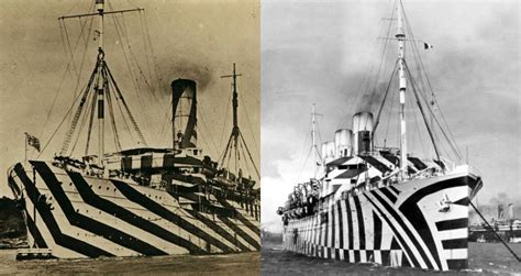 Dazzle Camouflage 25 Photos Of Navy Ships In Bizarre Disguise